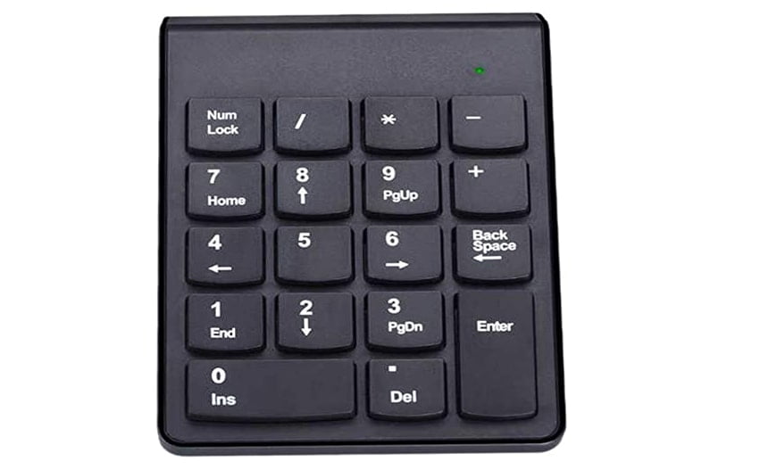Keyboard, numeric keys and types of keys