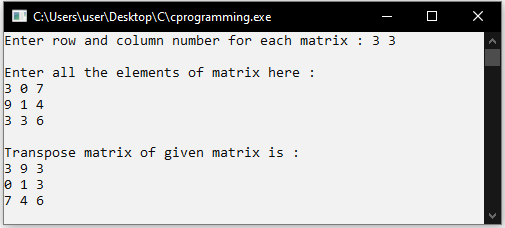 transpose-matrix-in-c-c-program-to-find-transpose-matrix
