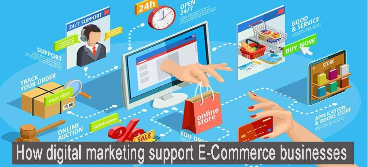 You are currently viewing Best 7 ways how digital marketing supports E-commerce businesses